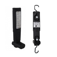 LAMPARA PORTATIL 24+6 LEDS CON BATERIA RECARGABLE / CON DOBLE IMAN